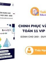 Chinh Phục Vận Dụng Cao Toán 11 Toàn Diện 2026 Thầy Nguyễn Đăng Ái PDF